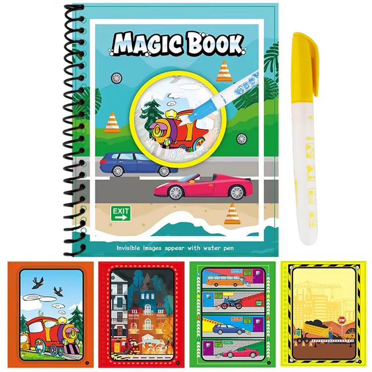 Coloring Books Painting Toy Magic Water Drawing Books Toddler Graffiti Toy DIY Craft Toys for Children Gifts