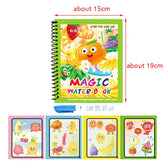 Coloring Books Painting Toy Magic Water Drawing Books Toddler Graffiti Toy DIY Craft Toys for Children Gifts