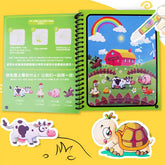 Coloring Books Painting Toy Magic Water Drawing Books Toddler Graffiti Toy DIY Craft Toys for Children Gifts