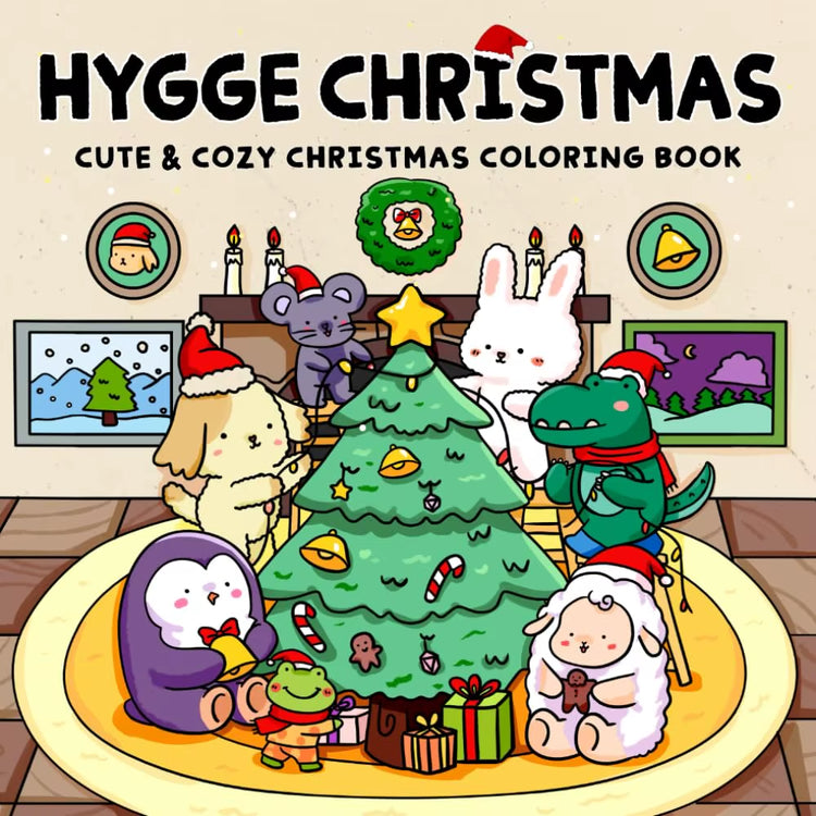 Halloween Spectre Coloring Book FUZZY HYGGE Coloring Book for Adults and Teen Featuring Adorable Creepy Creatures Painting Gift