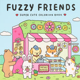 Halloween Spectre Coloring Book FUZZY HYGGE Coloring Book for Adults and Teen Featuring Adorable Creepy Creatures Painting Gift